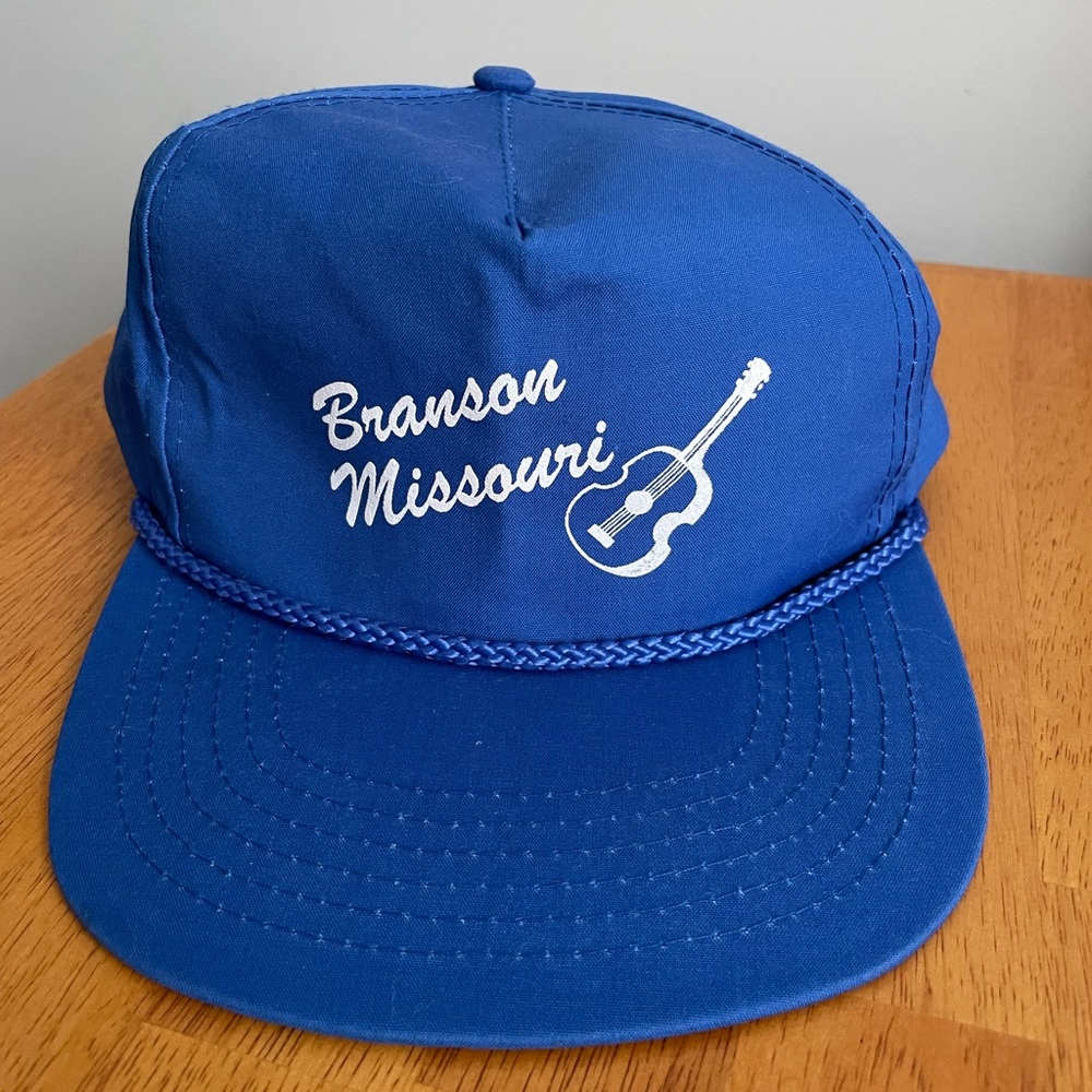 Branson Missouri Vintage 80s Trucker Rope Hat